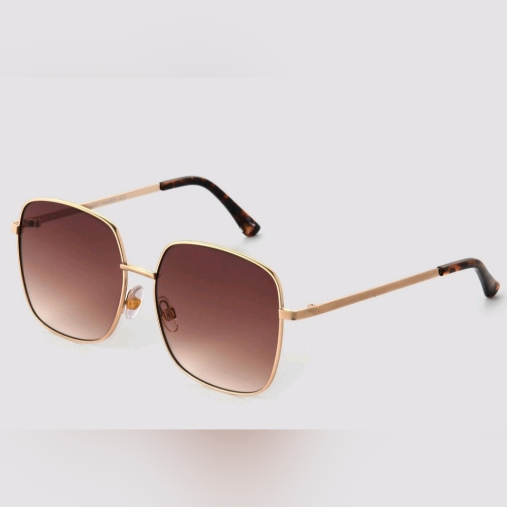 Gold Square Sunglasses